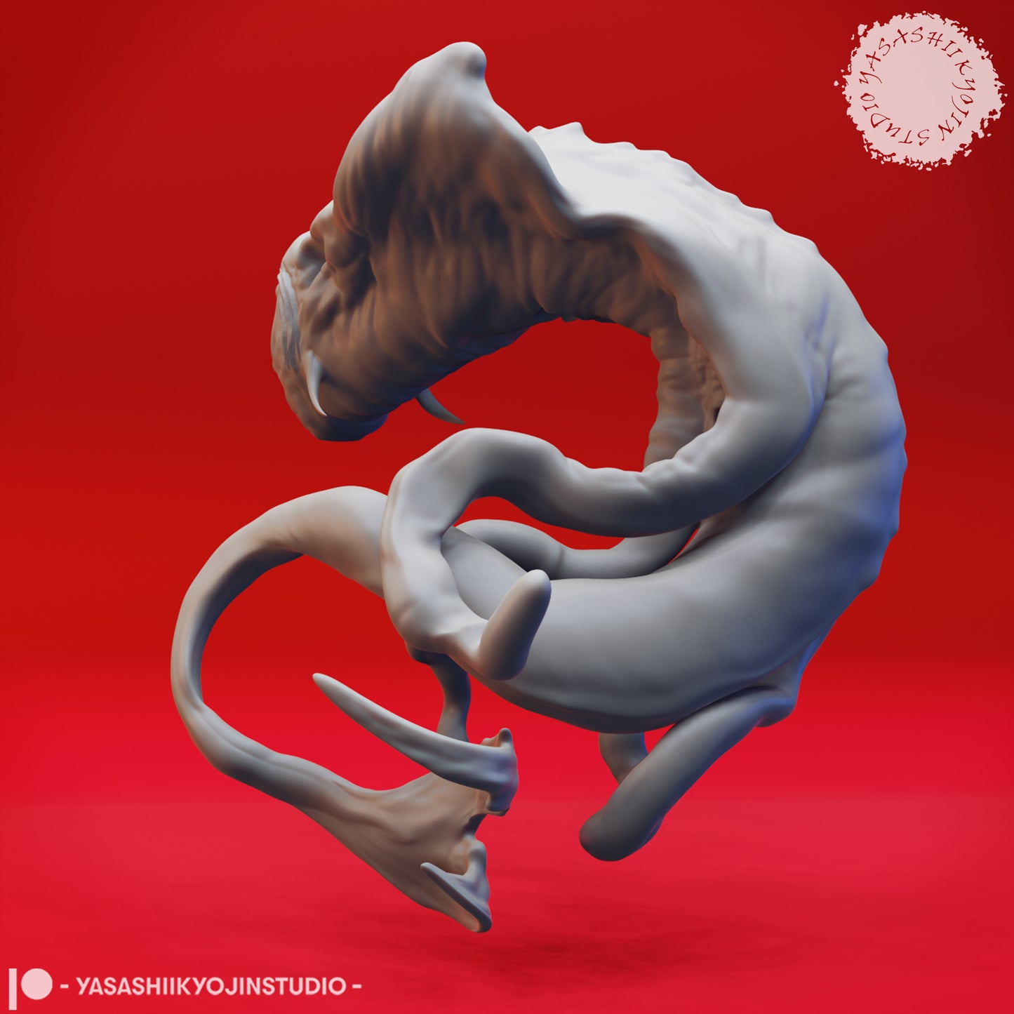 Aboleth - 3D Printed Mini for Tabletop Gaming, Dungeons and Dragons, Pathfinder, Kings of War and other RPG's