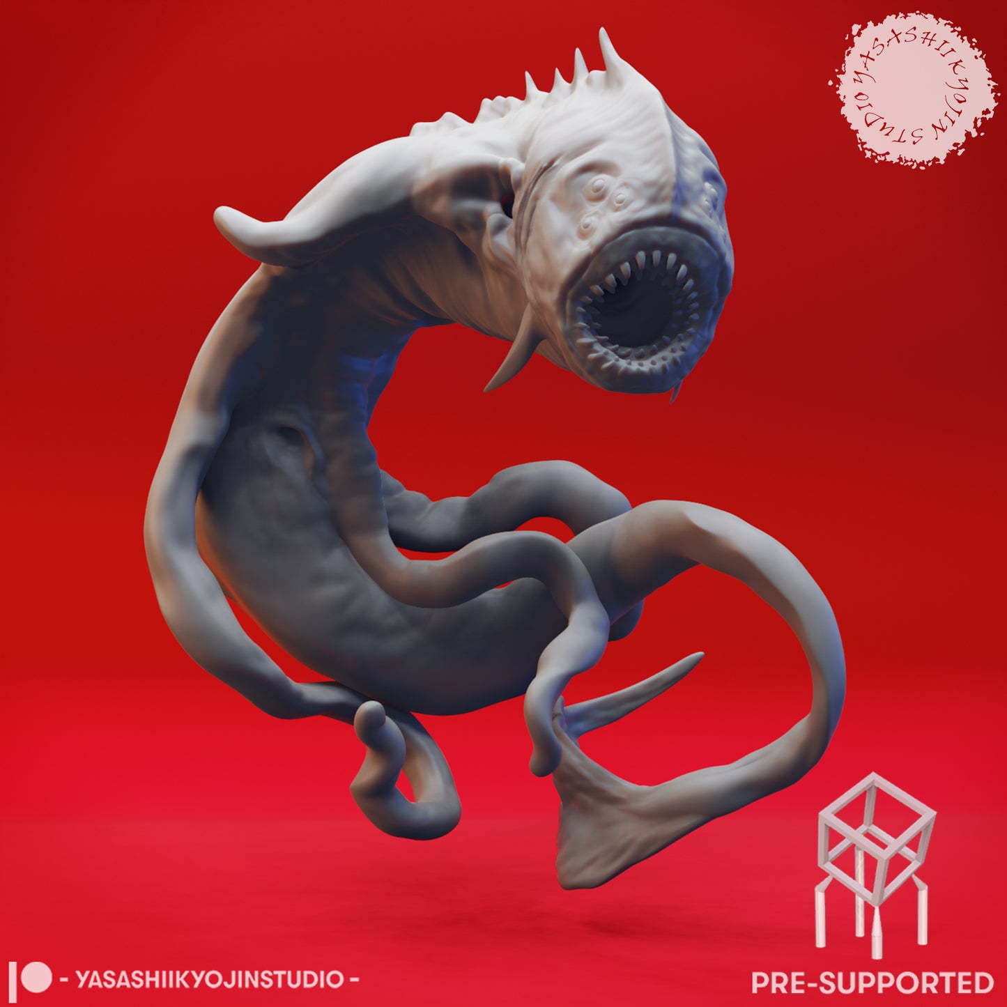 Aboleth - Tabletop Miniature (Pre-Supported STL)