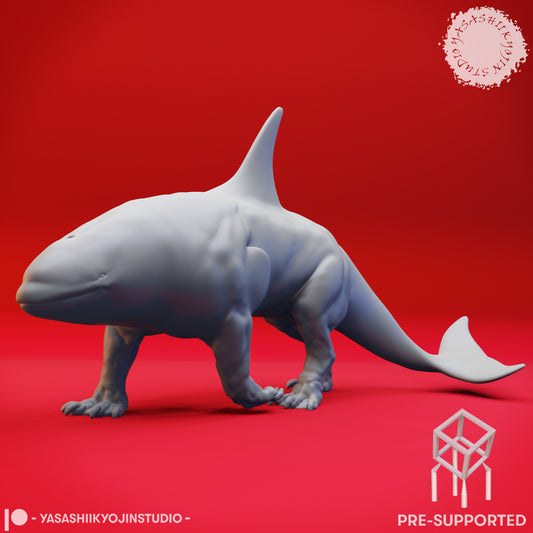 Wandering Akhlut - Tabletop Miniature (Pre-Supported STL)