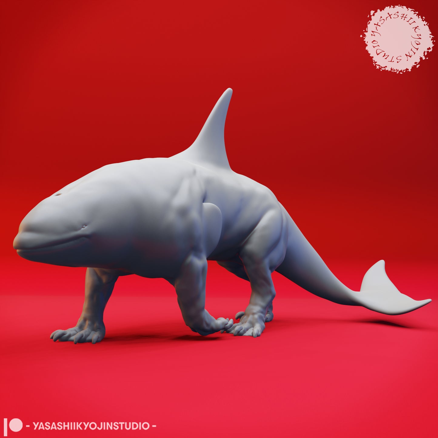 Akhlut - Wandering - 3D Printed Mini for Tabletop Gaming, Dungeons and Dragons, Pathfinder, Kings of War and other RPG's