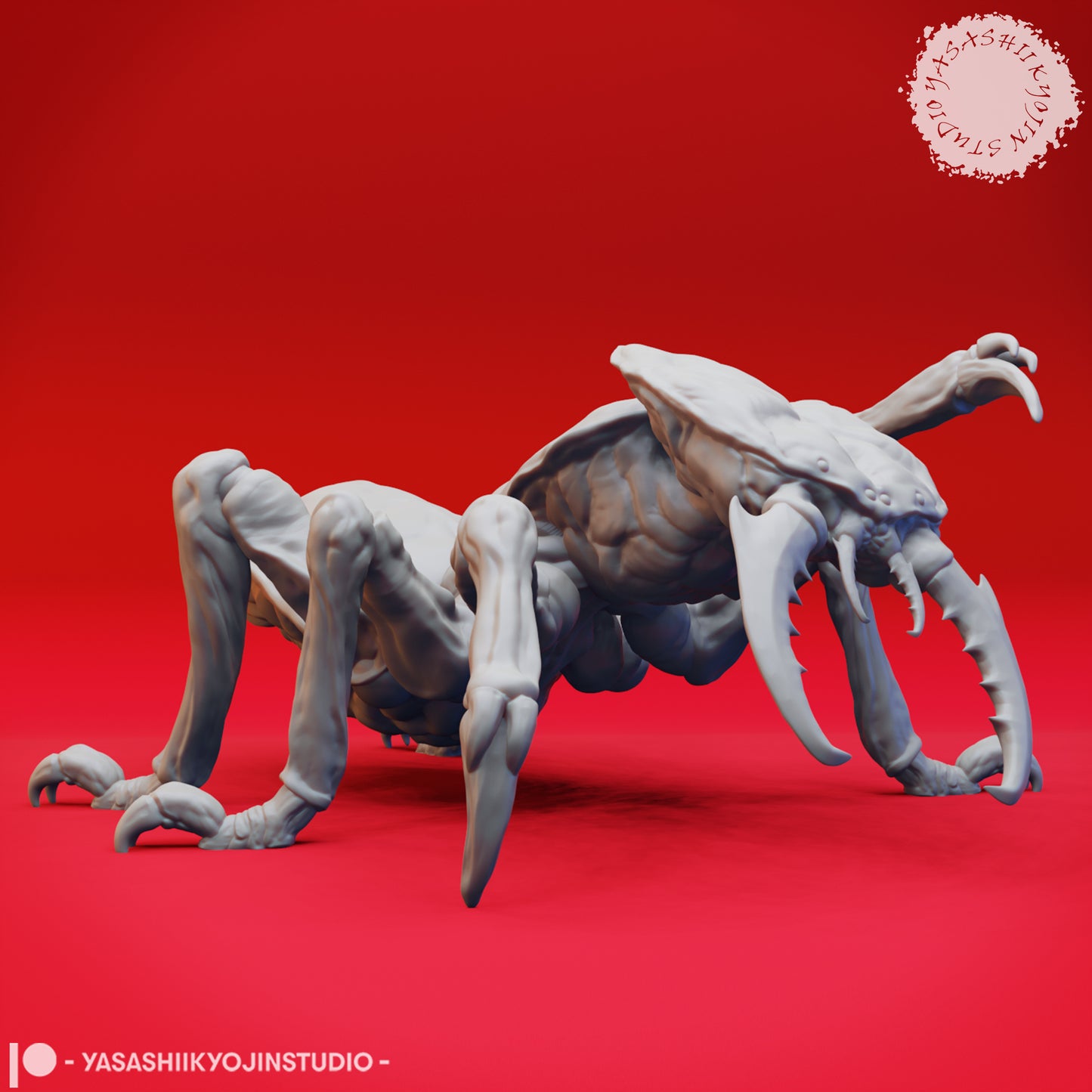 Ankheg - Crawling  - 3D Printed Mini for Tabletop Gaming, Dungeons and Dragons, Pathfinder, Kings of War and other RPG's