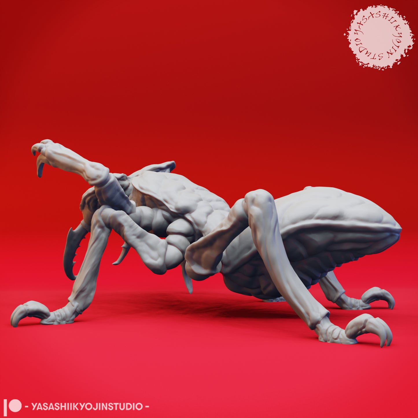 Crawling Ankheg - Tabletop Miniature (Pre-Supported STL)