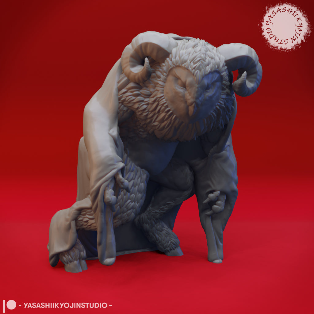 Auril - 1st Form - 3D Printed Mini for Tabletop Gaming, Dungeons and Dragons, Pathfinder, Kings of War and other RPG's