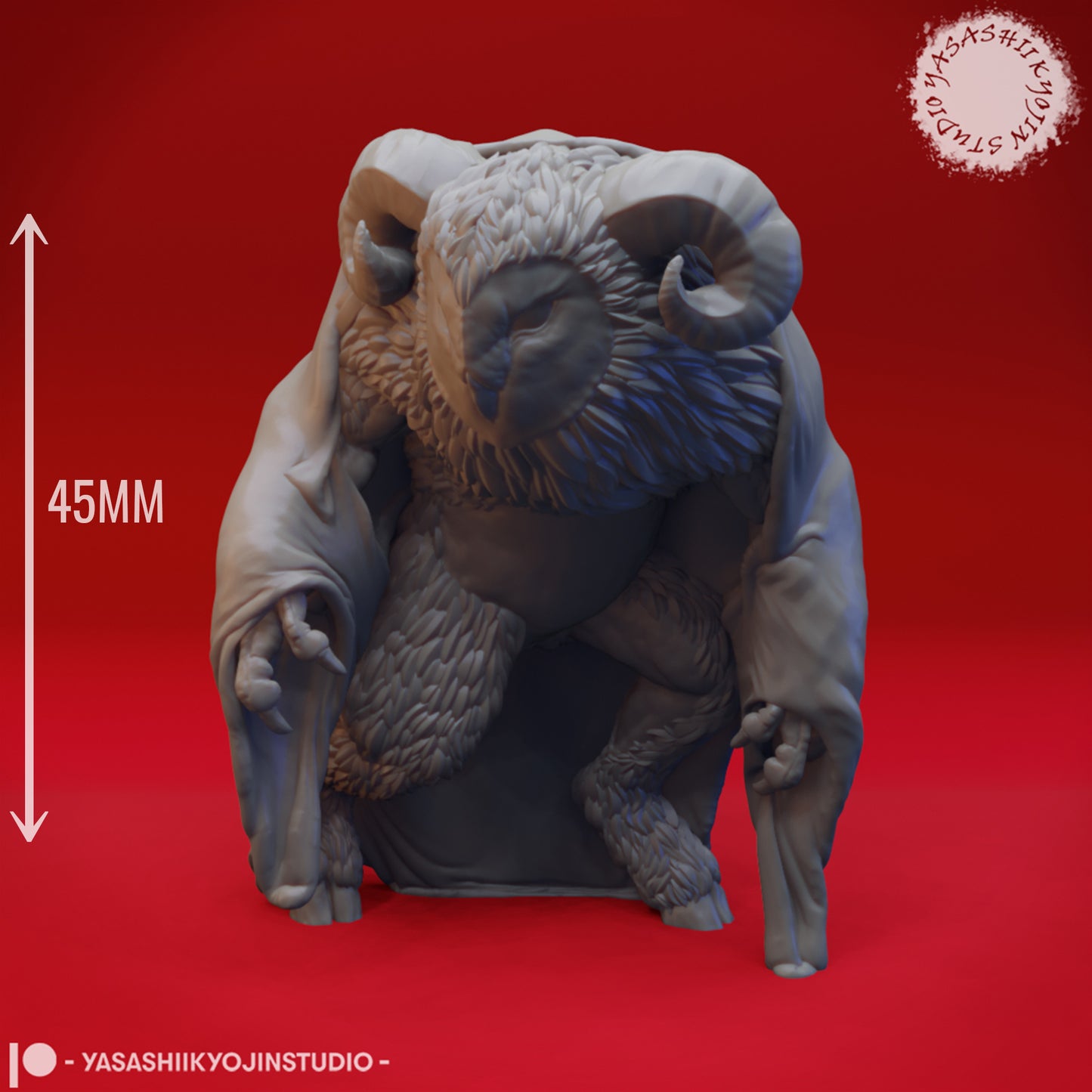 Auril - 1st Form - 3D Printed Mini for Tabletop Gaming, Dungeons and Dragons, Pathfinder, Kings of War and other RPG's