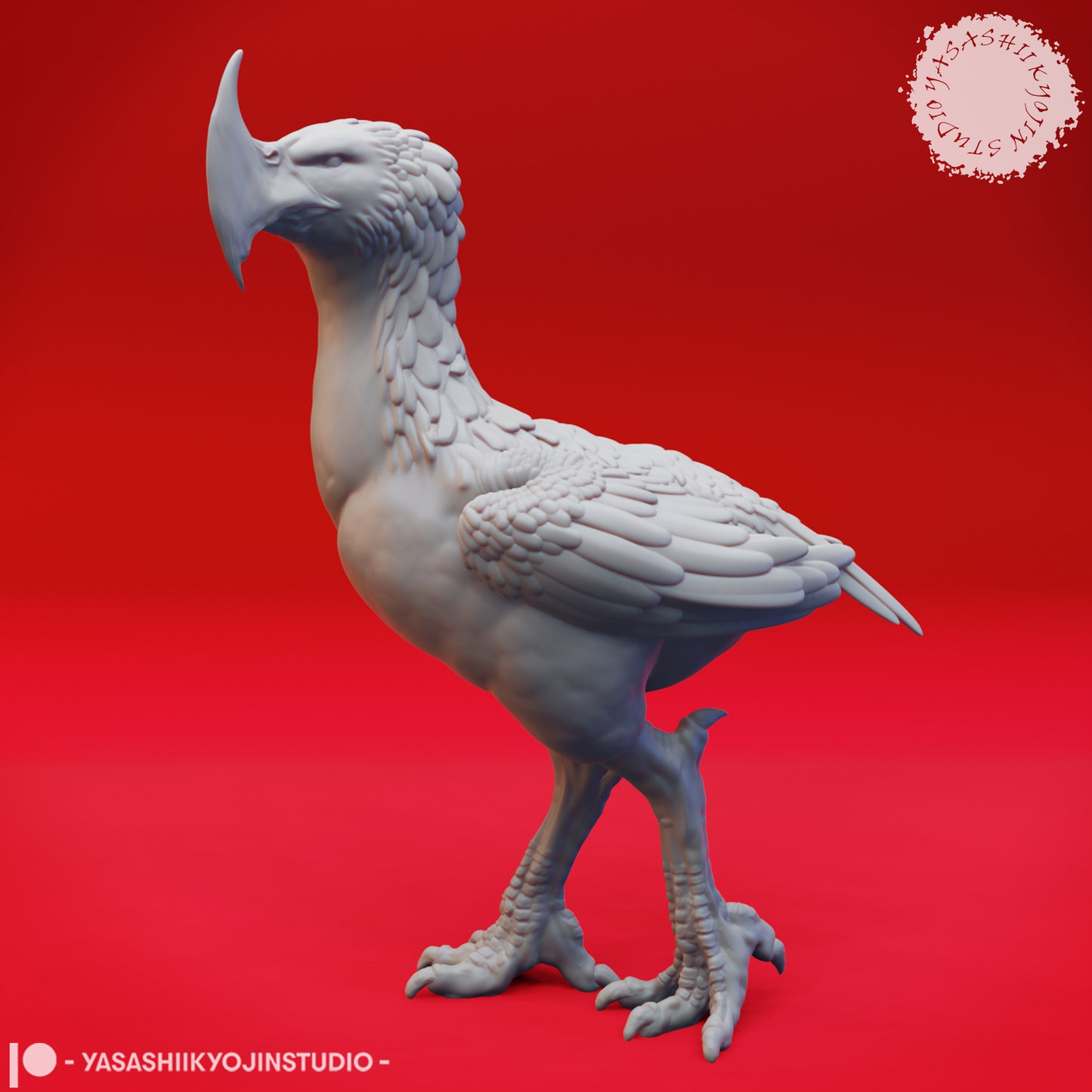 Axe Beak - 3D Printed Mini for Tabletop Gaming, Dungeons and Dragons, Pathfinder, Kings of War and other RPG's