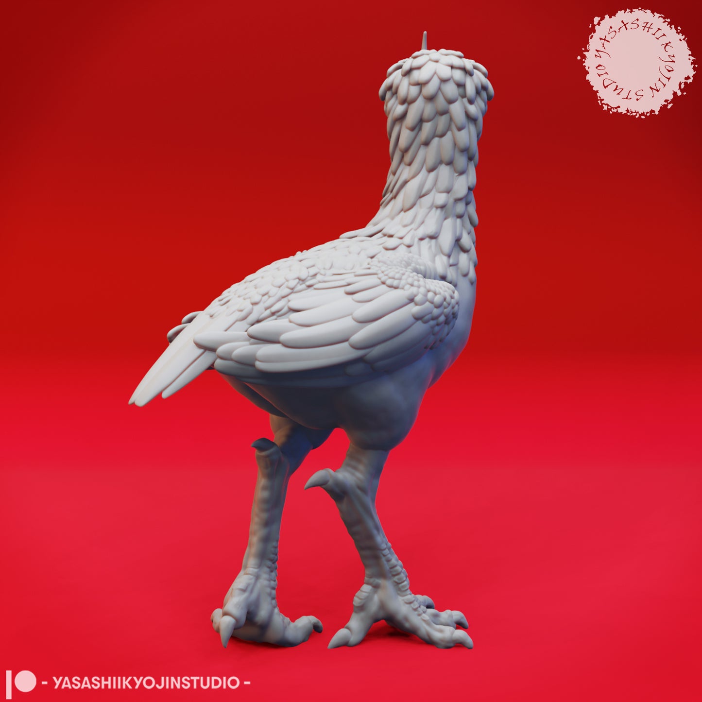 Axe Beak - 3D Printed Mini for Tabletop Gaming, Dungeons and Dragons, Pathfinder, Kings of War and other RPG's