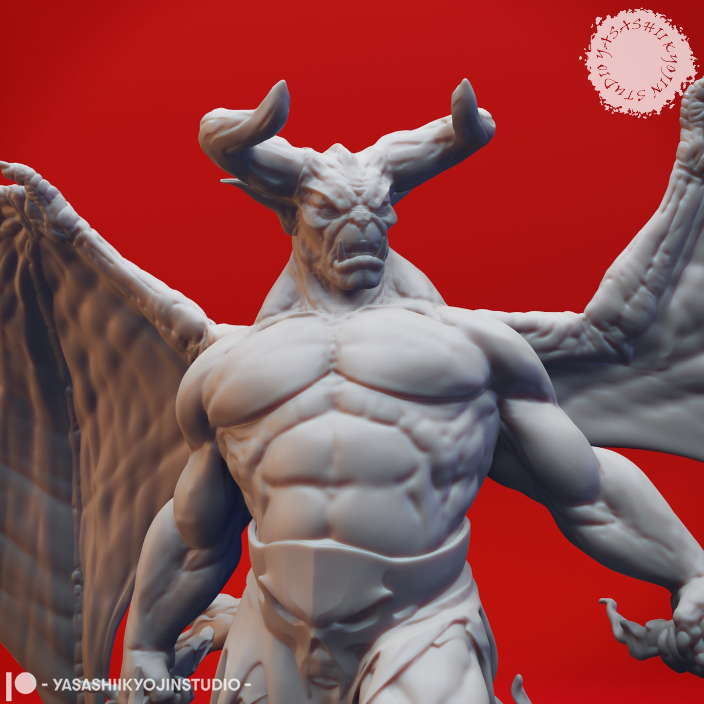 Balor - 3D Printed Mini for Tabletop Gaming, Dungeons and Dragons, Pathfinder, Kings of War and other RPG's