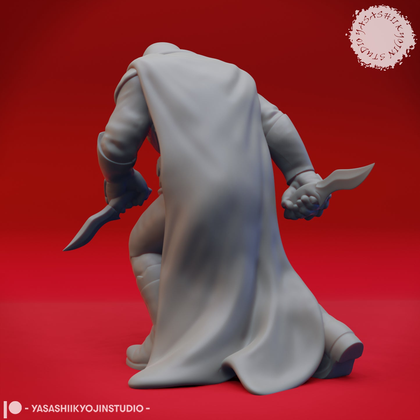 Bandit - Sneaking - 3D Printed Mini for Tabletop Gaming, Dungeons and Dragons, Pathfinder, Kings of War and other RPG's