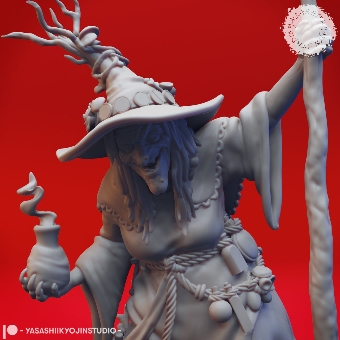 Barovian Witch - Tabletop Miniature (Pre-Supported)