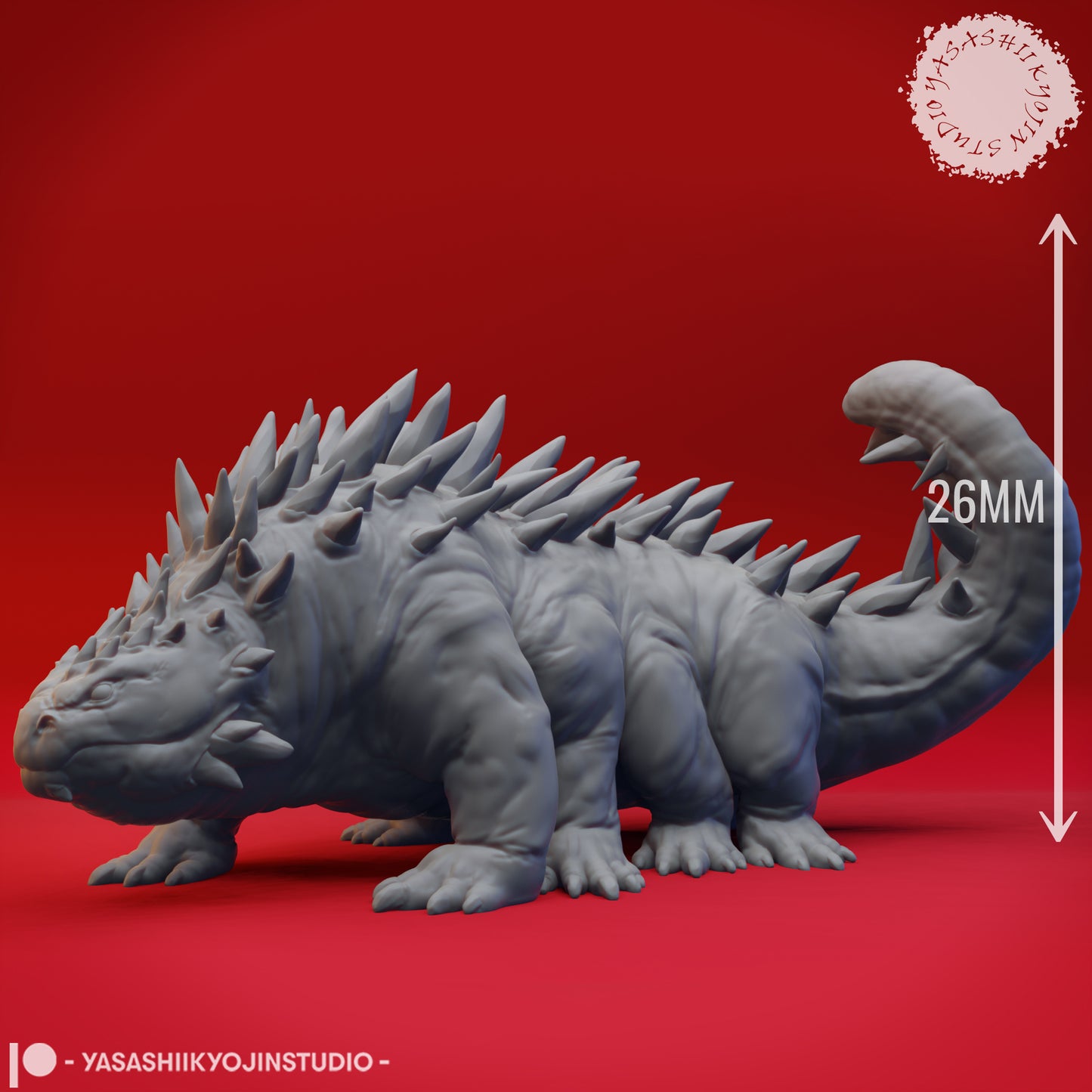 Basilisk - 3D Printed Mini for Tabletop Gaming, Dungeons and Dragons, Pathfinder, Kings of War and other RPG's