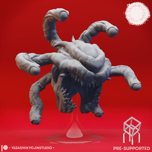 Screaming Beholder - Tabletop Miniature (Pre-Supported STL)