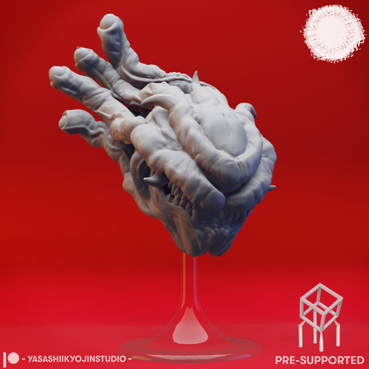 Diving Beholder - Tabletop Miniature (Pre-Supported STL)