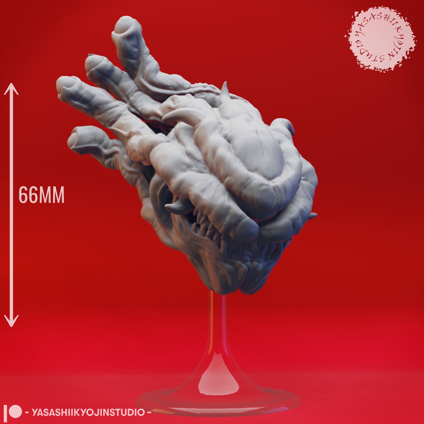 Diving Beholder - Tabletop Miniature (Pre-Supported STL)