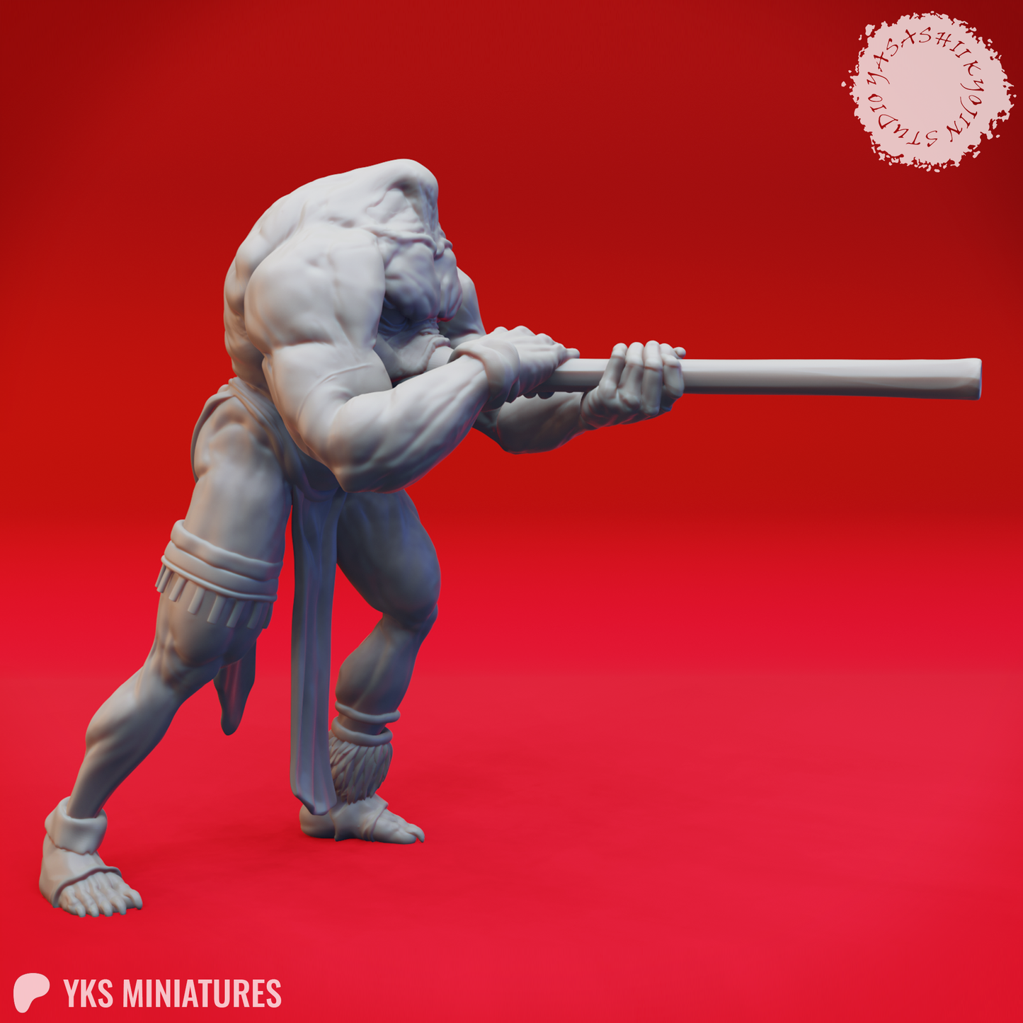 Blemmye - Blowdart - 3D Printed Mini for Tabletop Gaming, Dungeons and Dragons, Pathfinder, Kings of War and other RPG's