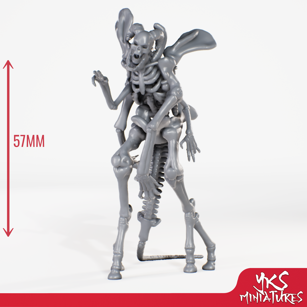 Bone Golem - 3D Printed Mini for Tabletop Gaming, Dungeons and Dragons, Pathfinder, Kings of War and other RPG's