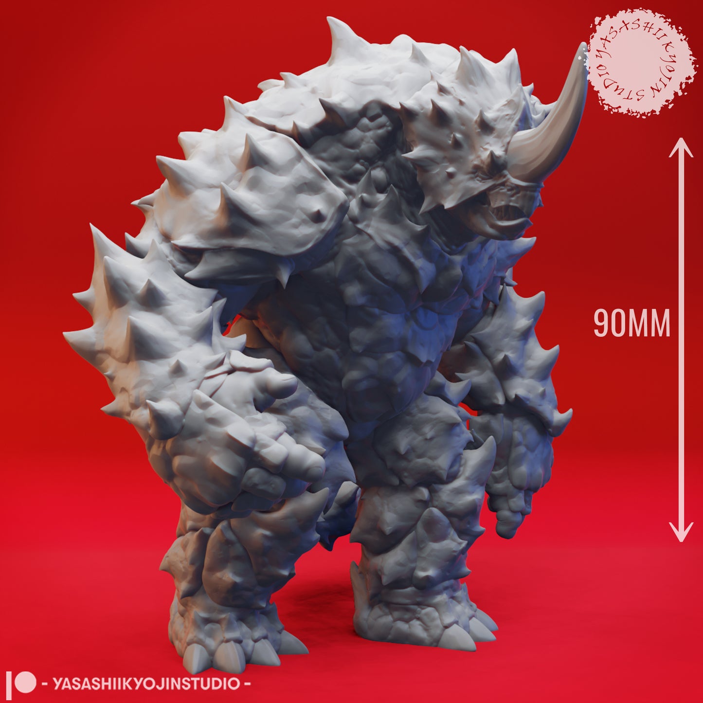 Braxat - 3D Printed Mini for Tabletop Gaming, Dungeons and Dragons, Pathfinder, Kings of War and other RPG's