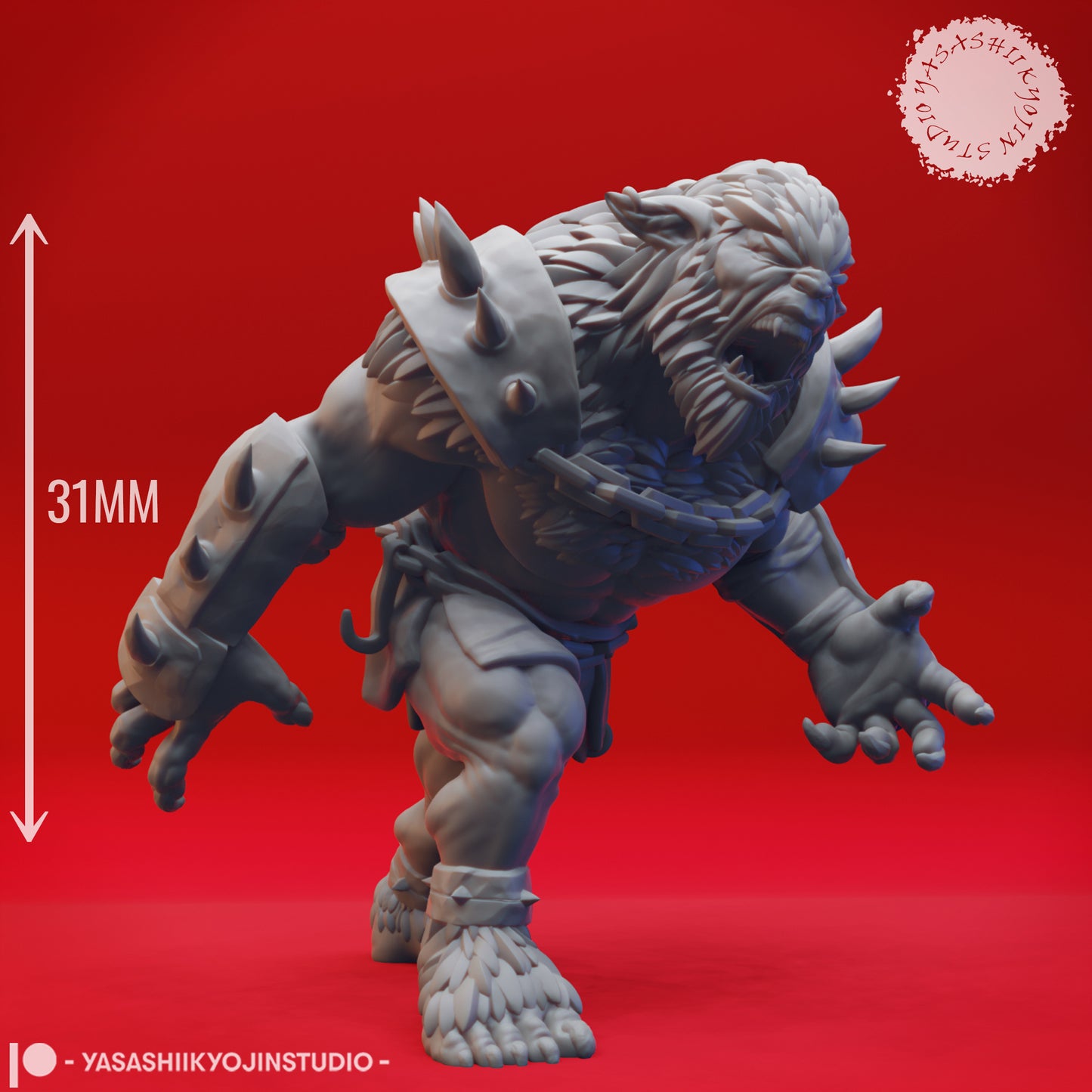 Bugbear Screamer - Tabletop MIniature (Pre-Supported STL)