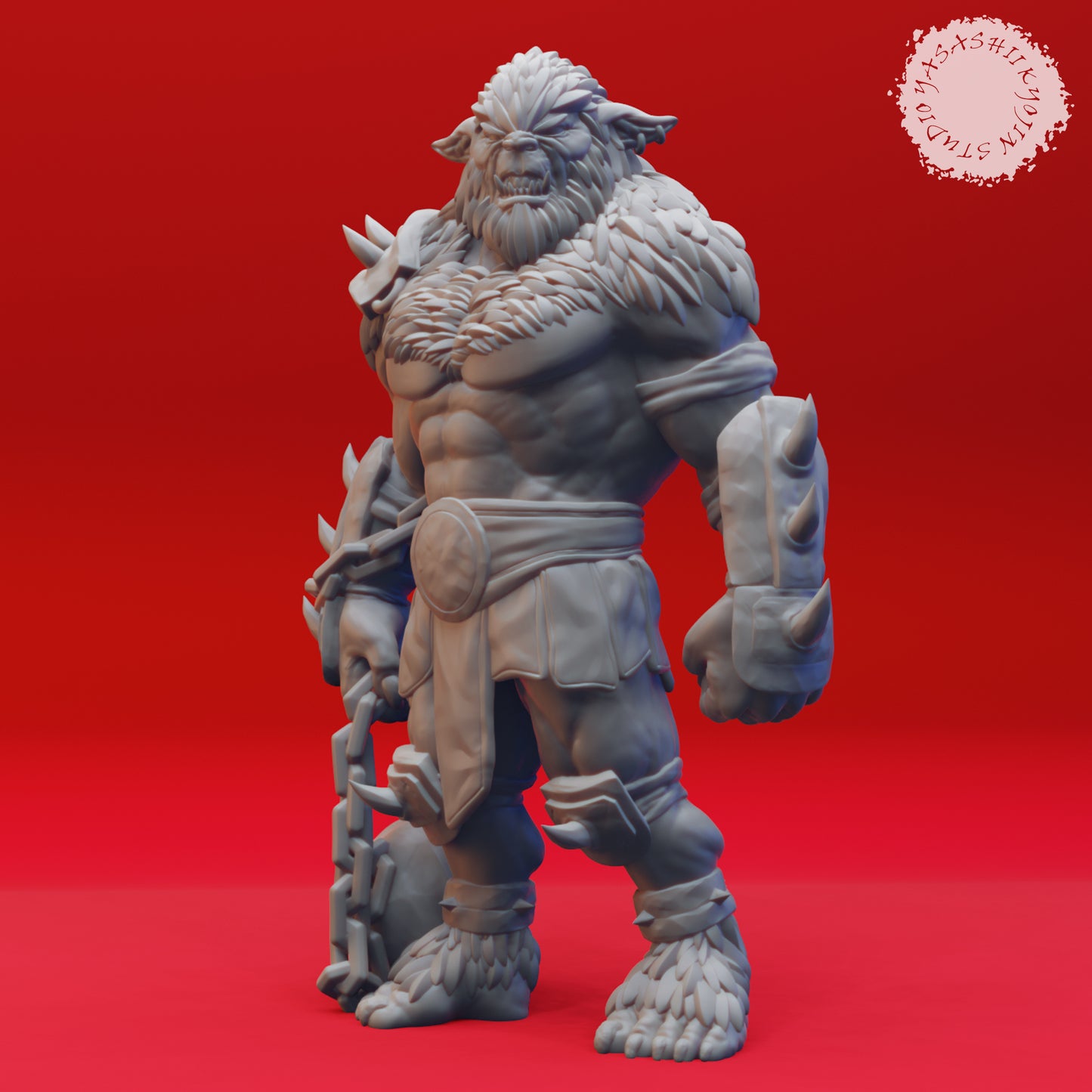 Bugbear - Brute - 3D Printed Mini for Tabletop Gaming, Dungeons and Dragons, Pathfinder, Kings of War and other RPG's