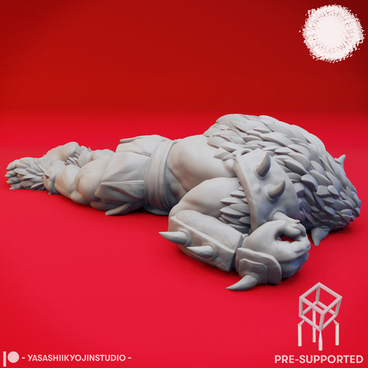 Bugbear Defeated - Tabletop MIniature (Pre-Supported STL)