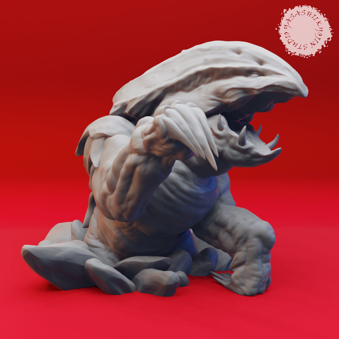 Bulette - Bursting - 3D Printed Mini for Tabletop Gaming, Dungeons and Dragons, Pathfinder, Kings of War and other RPG's