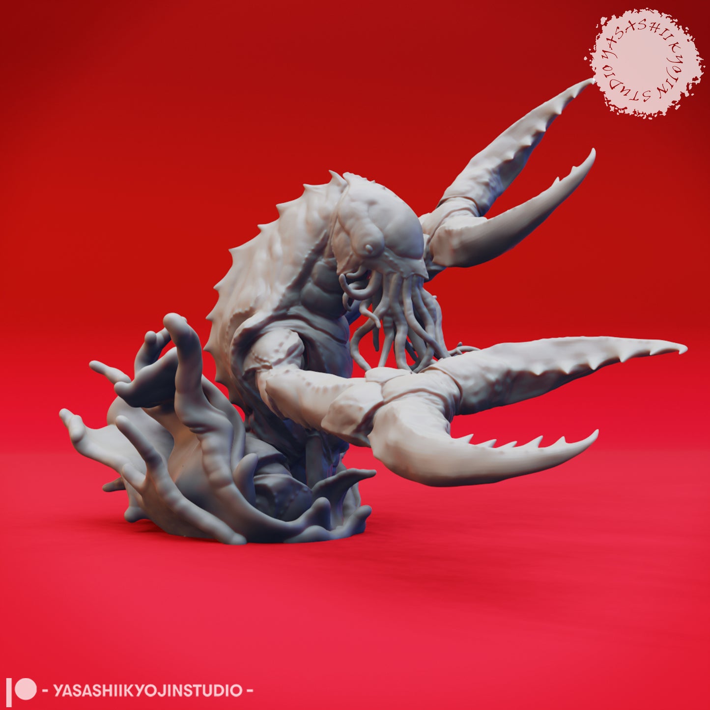 Chuul - Breaching - 3D Printed Mini for Tabletop Gaming, Dungeons and Dragons, Pathfinder, Kings of War and other RPG's
