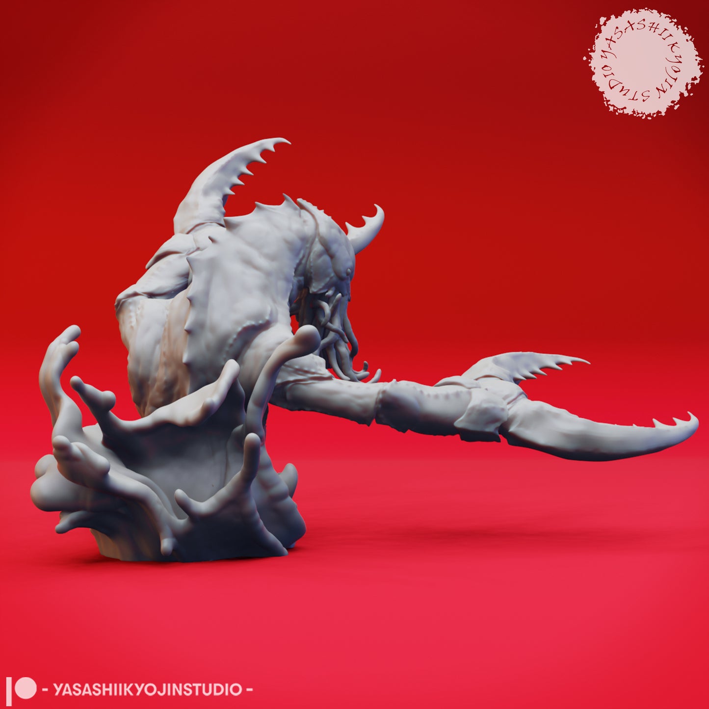 Chuul - Breaching - 3D Printed Mini for Tabletop Gaming, Dungeons and Dragons, Pathfinder, Kings of War and other RPG's