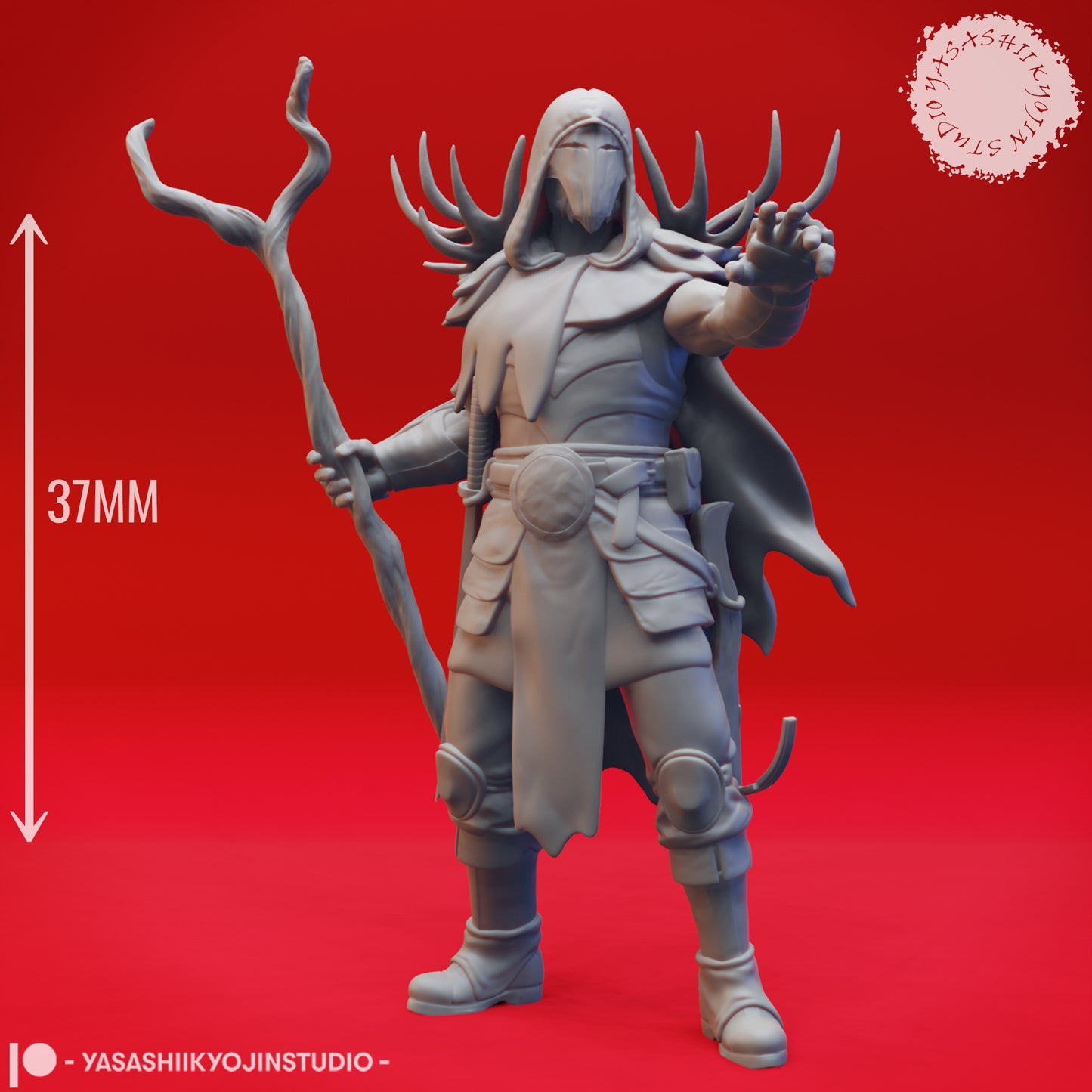 Druids - Level Up - Bundle - 3D Printed Mini for Tabletop Gaming, Dungeons and Dragons, Pathfinder, Kings of War and other RPG's