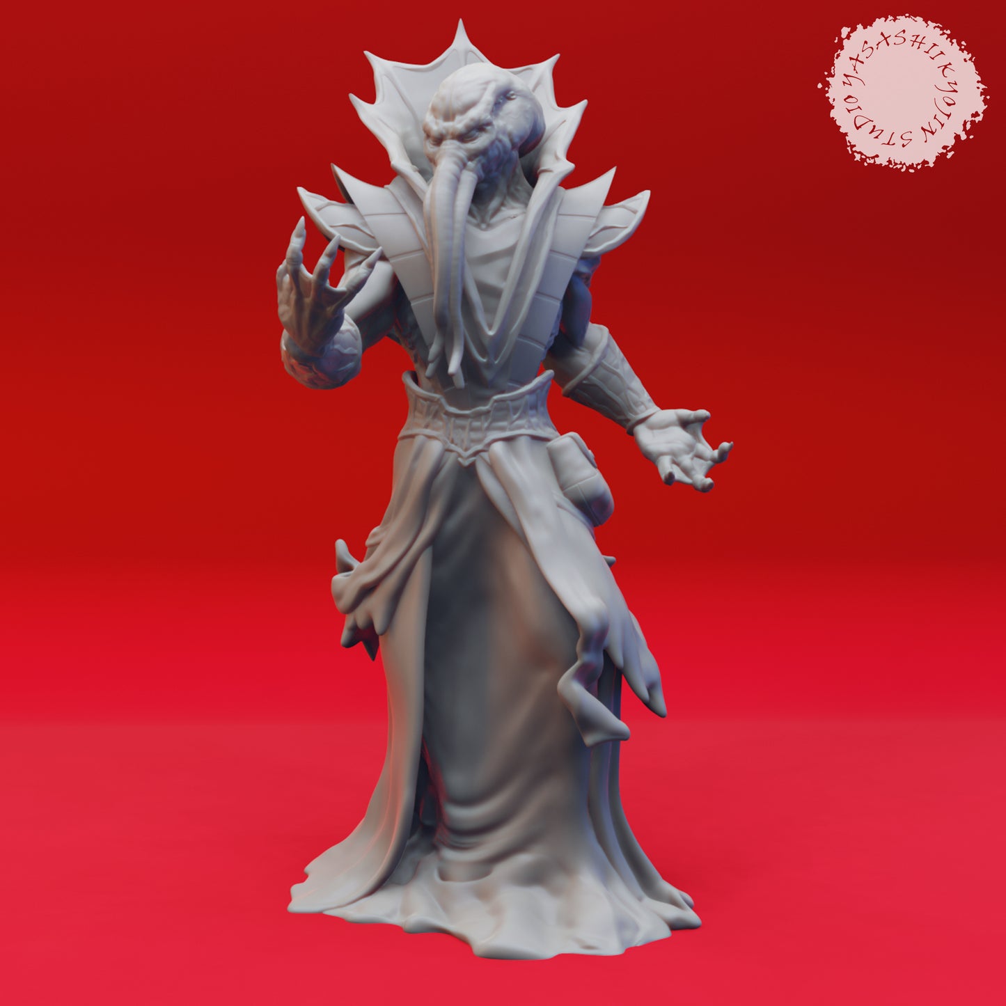Mind Flayer - Warlock - 3D Printed Mini for Tabletop Gaming, Dungeons and Dragons, Pathfinder, Kings of War and other RPG's