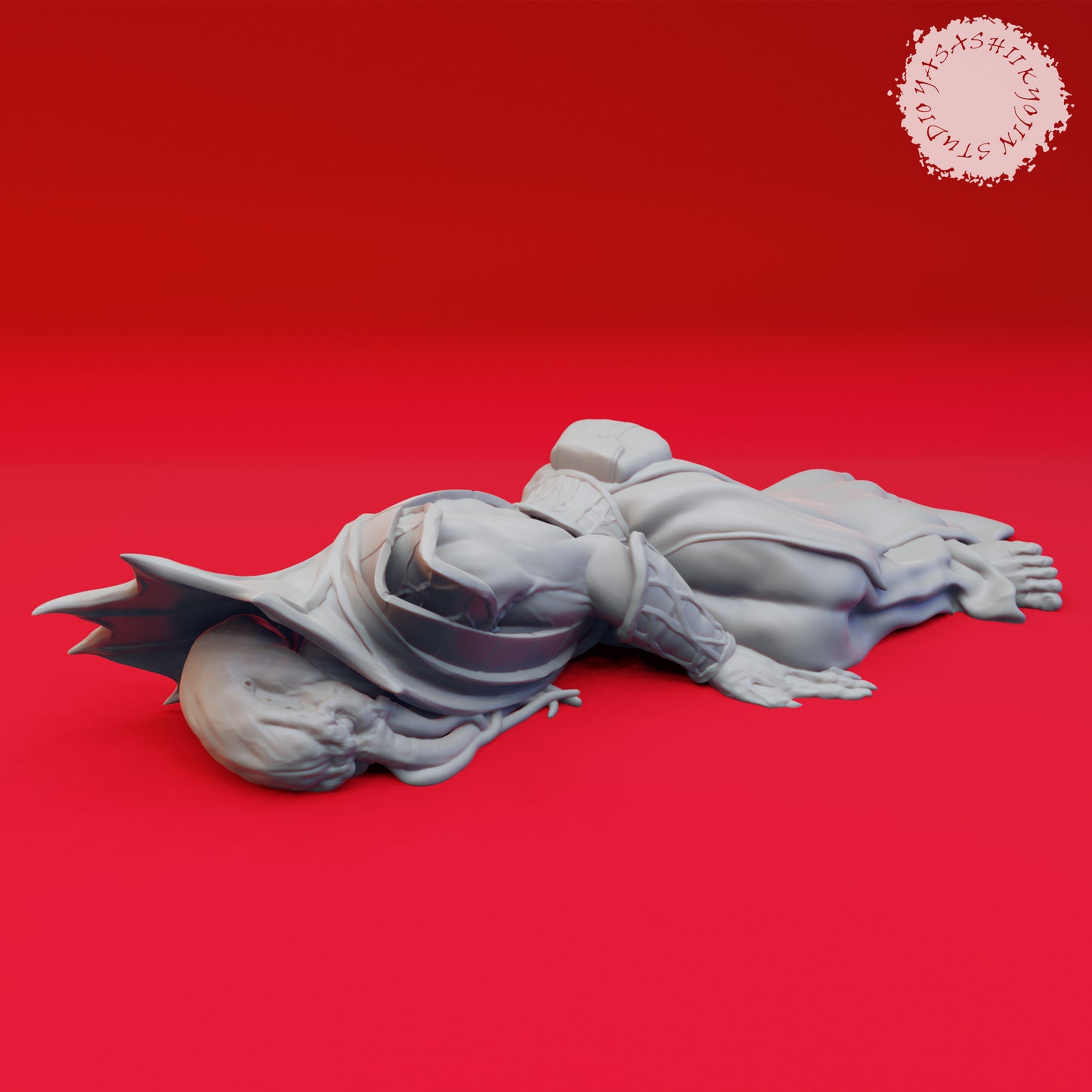 Mind Flayer - Defeated - 3D Printed Mini for Tabletop Gaming, Dungeons and Dragons, Pathfinder, Kings of War and other RPG's