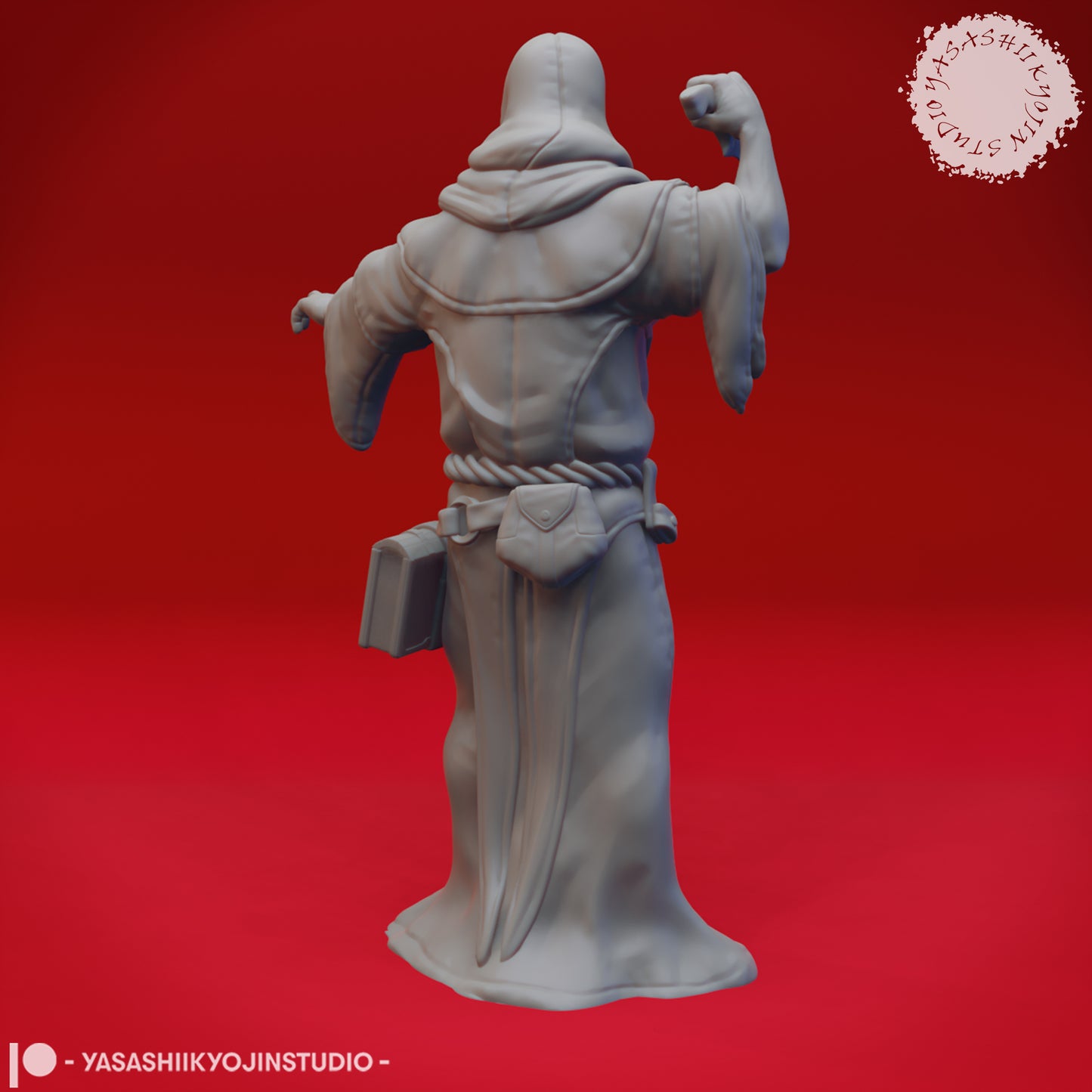Cultist - Dagger - 3D Printed Mini for Tabletop Gaming, Dungeons and Dragons, Pathfinder, Kings of War and other RPG's