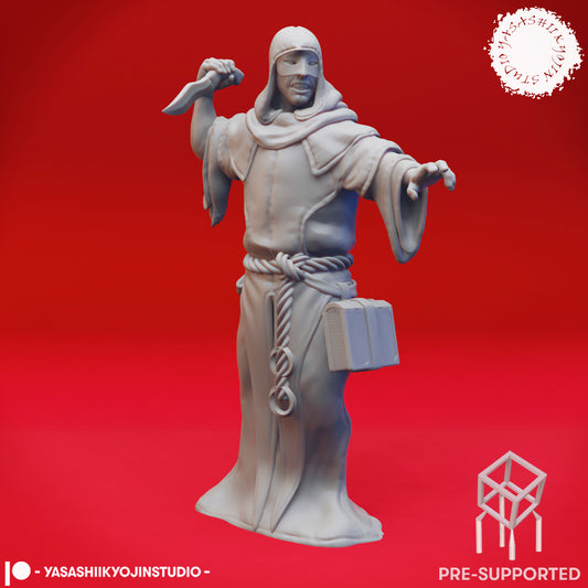 Cultist - Dagger - Tabletop Miniatures (Pre-Supported STL)