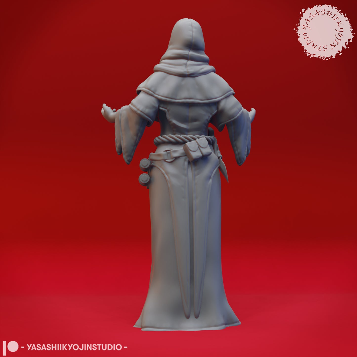 Cultist - Worshipping- Tabletop Miniatures (Pre-Supported STL)