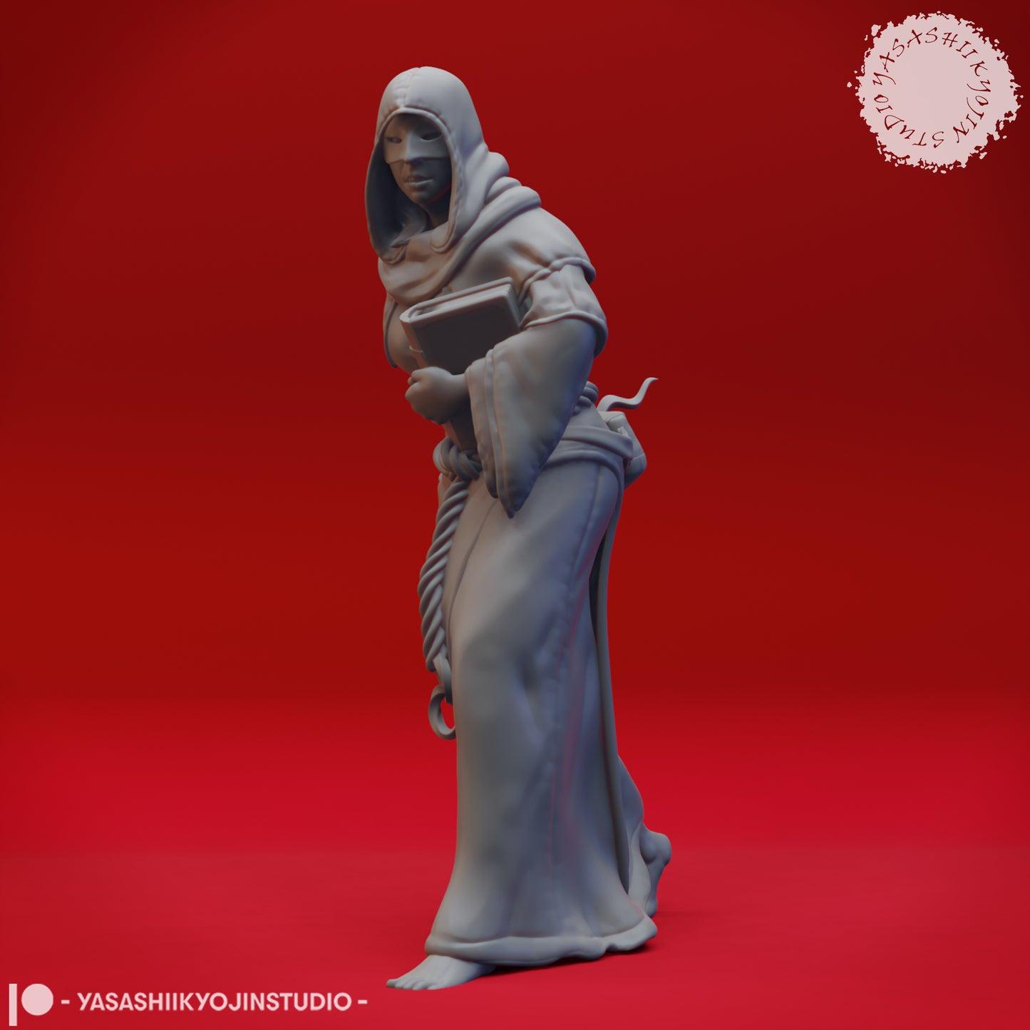 Cultist - Sneaking - 3D Printed Mini for Tabletop Gaming, Dungeons and Dragons, Pathfinder, Kings of War and other RPG's