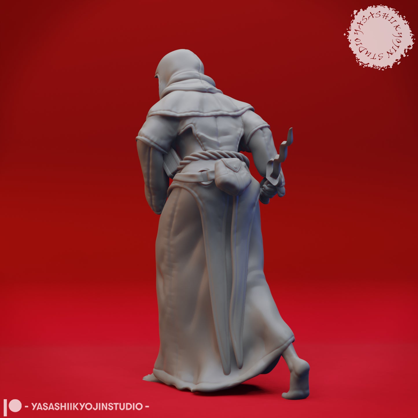 Cultist - Sneaking - Tabletop Miniatures (Pre-Supported STL)