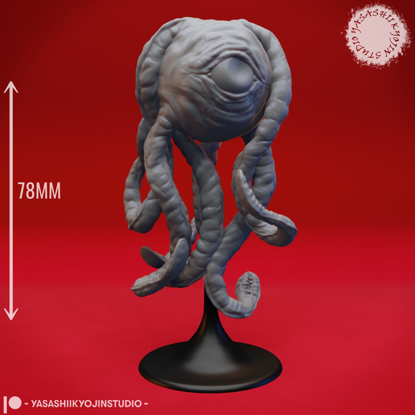 Death Kiss - 3D Printed Mini for Tabletop Gaming, Dungeons and Dragons, Pathfinder, Kings of War and other RPG's