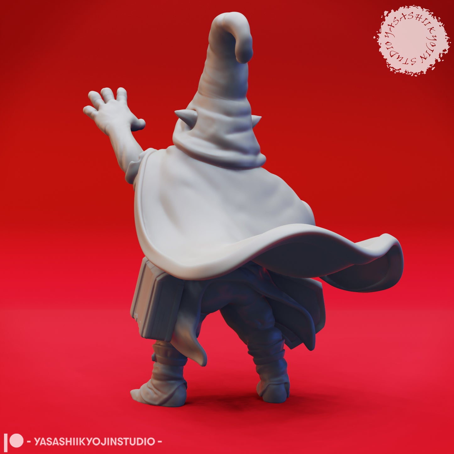 Deep Gnome - Spellcaster - Tabletop Miniature (Pre-Supported STL)