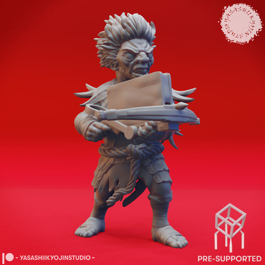 Derro - Repeating Crossbow - Tabletop Miniature (Pre-Supported STL)