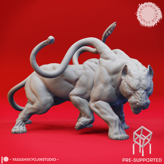 Displacer Beast - Agro - Tabletop Miniature (Pre-Supported STL)
