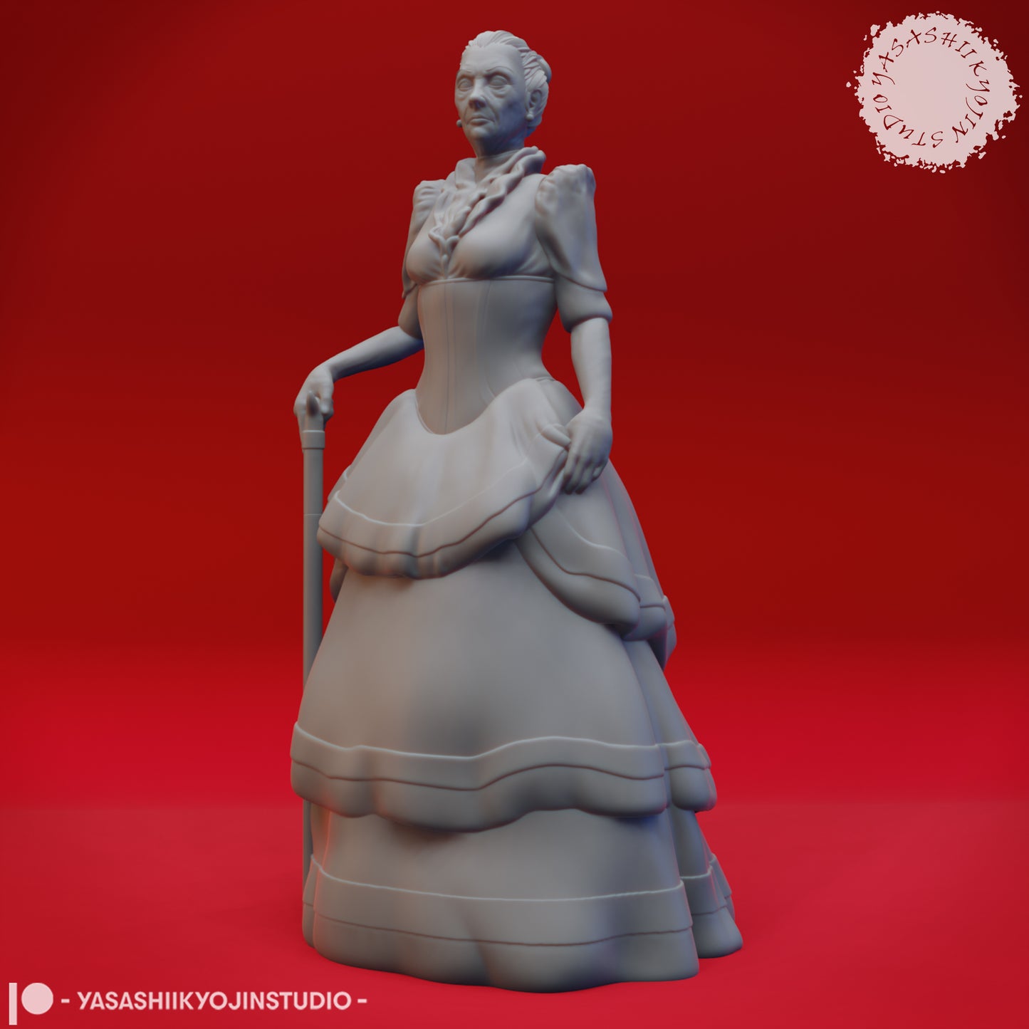 Doppelganger - Transformed Noblewoman - 3D Printed Mini for Tabletop Gaming, Dungeons and Dragons, Pathfinder, Kings of War and other RPG's