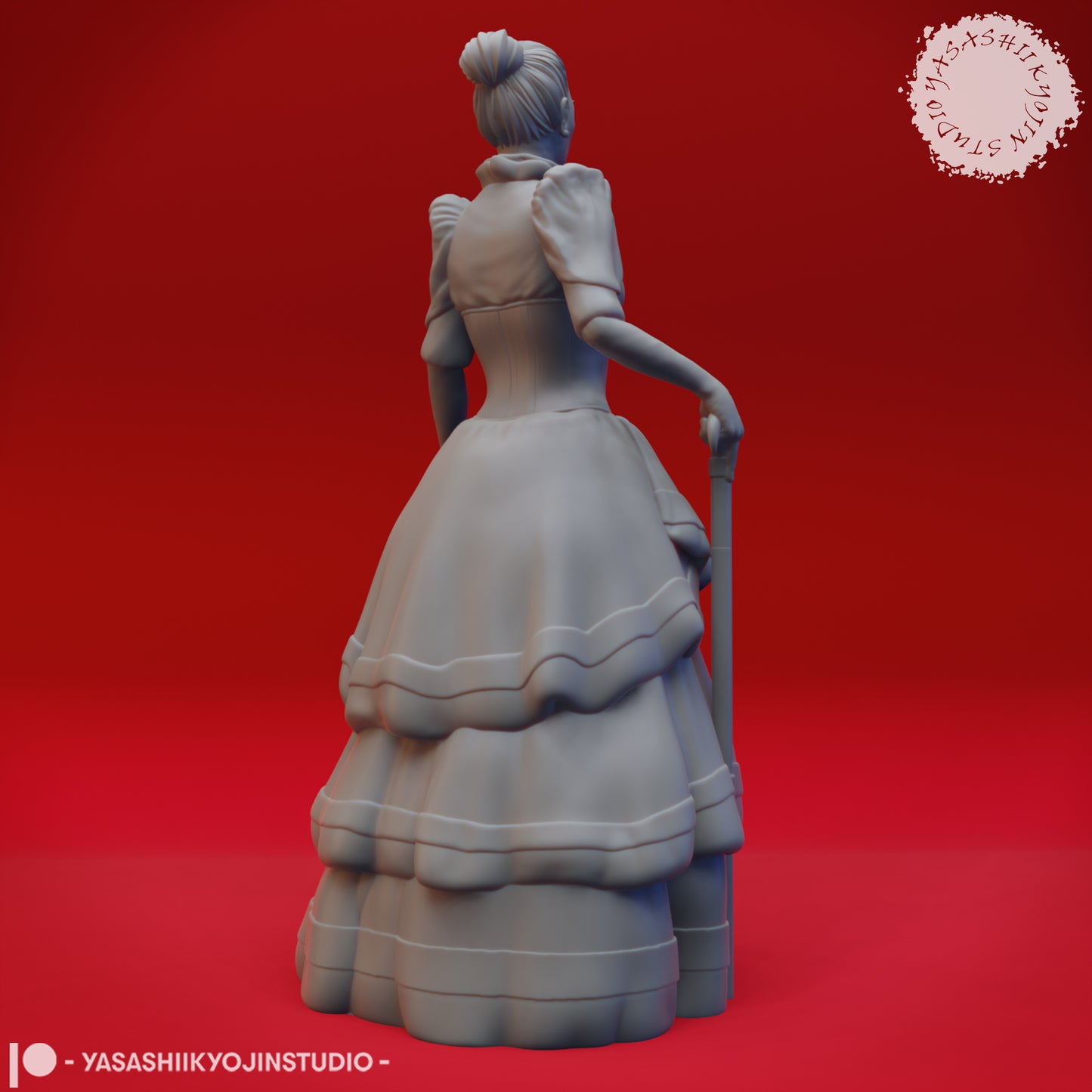 Doppelganger - Transformed Noblewoman - 3D Printed Mini for Tabletop Gaming, Dungeons and Dragons, Pathfinder, Kings of War and other RPG's