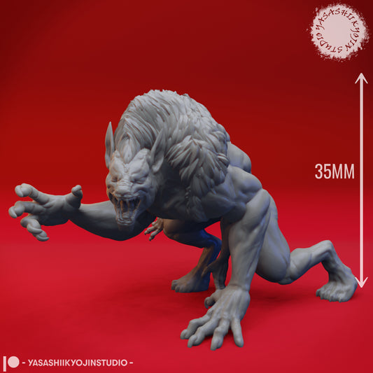 Draegloth - 3D Printed Mini for Tabletop Gaming, Dungeons and Dragons, Pathfinder, Kings of War and other RPG's