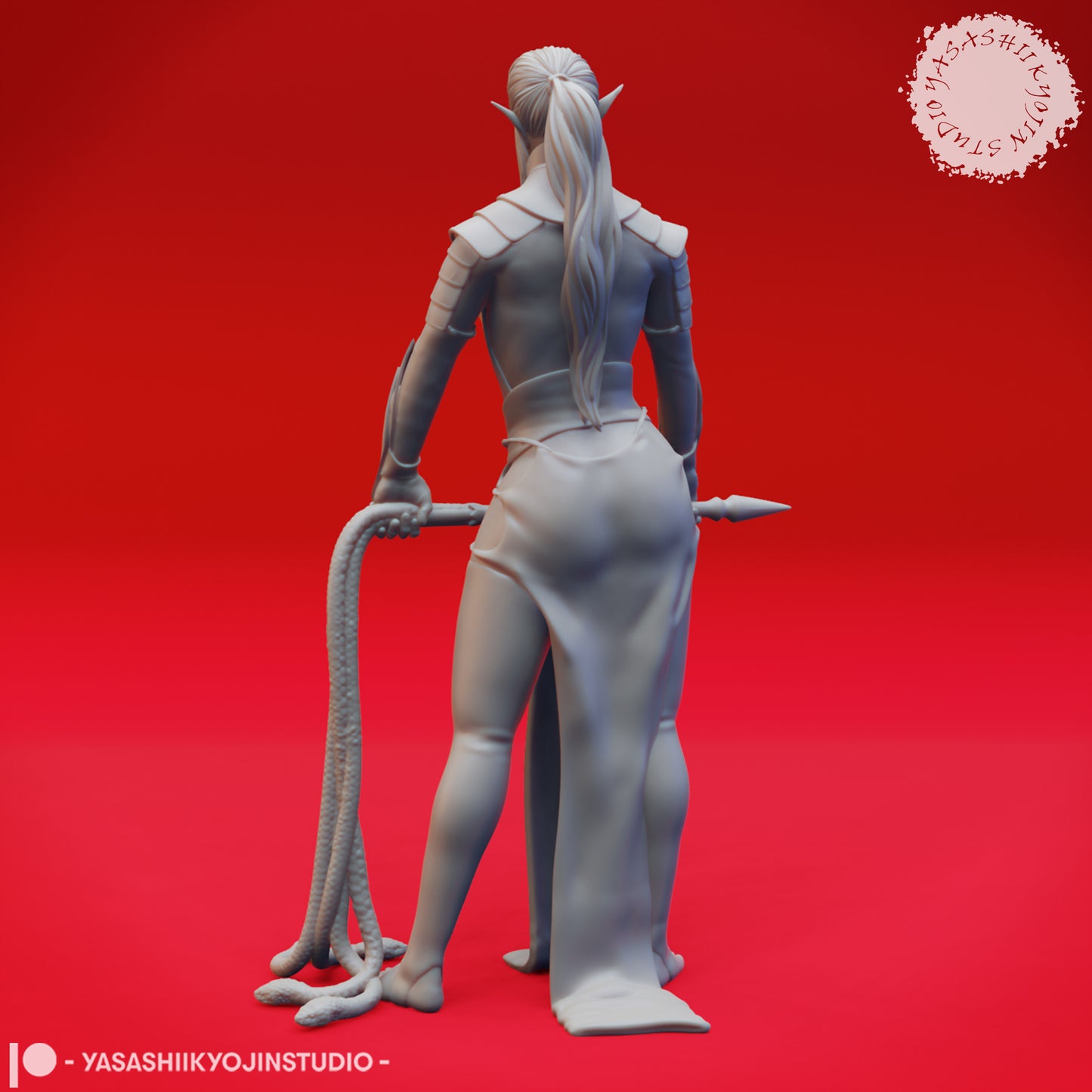 Drow High Priestess - Tabletop Miniature (Pre-Supported)