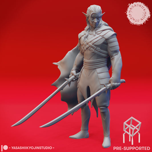 Drow Ranger - Tabletop Miniature (Pre-Supported)