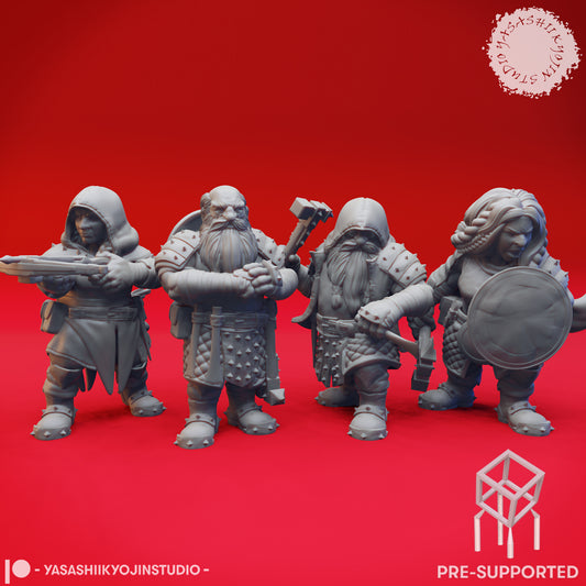 Knot of Duergar - Tabletop Miniatures (Pre-Supported)
