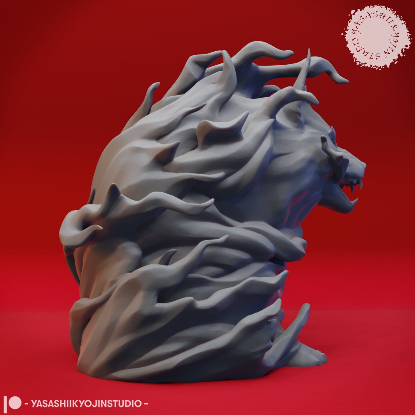 Elemental - Fire - Tabletop Miniature (Pre-Supported STL)