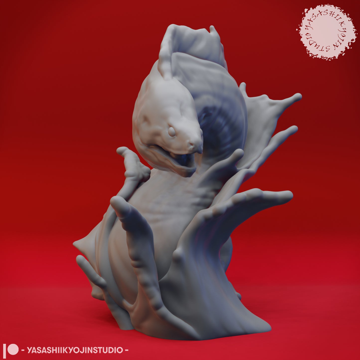 Elemental - Water - 3D Printed Mini for Tabletop Gaming, Dungeons and Dragons, Pathfinder, Kings of War and other RPG's