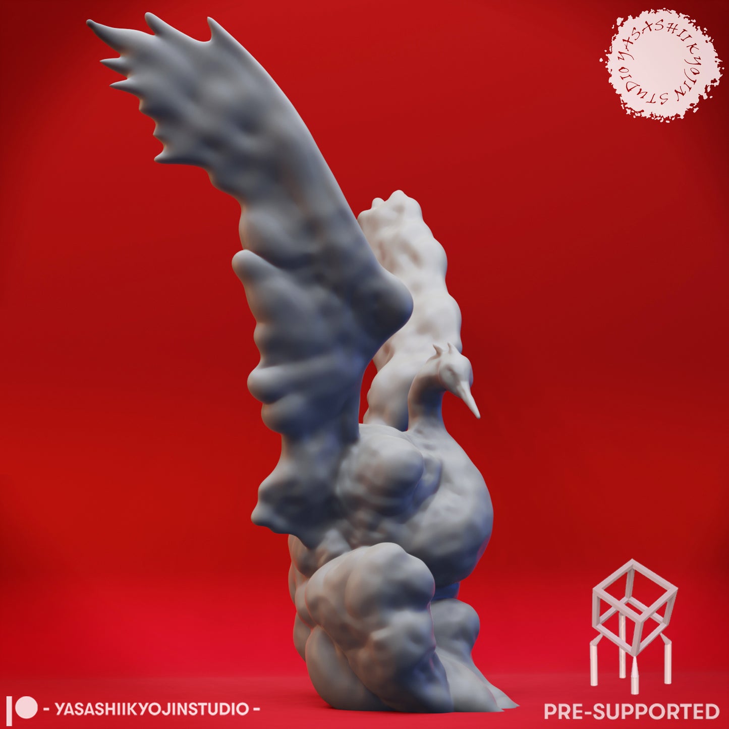 Elemental - Air - Tabletop Miniature (Pre-Supported STL)