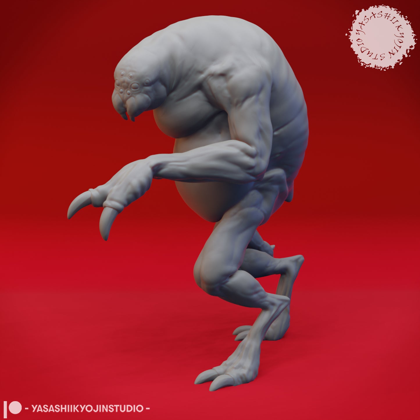 Ettercap - Stalking - 3D Printed Mini for Tabletop Gaming, Dungeons and Dragons, Pathfinder, Kings of War and other RPG's