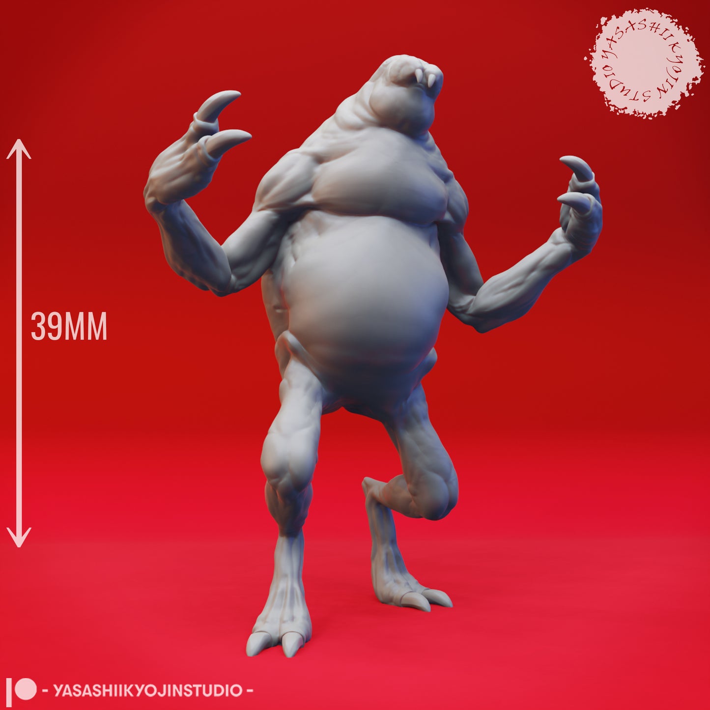 Ettercap - Screeching - 3D Printed Mini for Tabletop Gaming, Dungeons and Dragons, Pathfinder, Kings of War and other RPG's