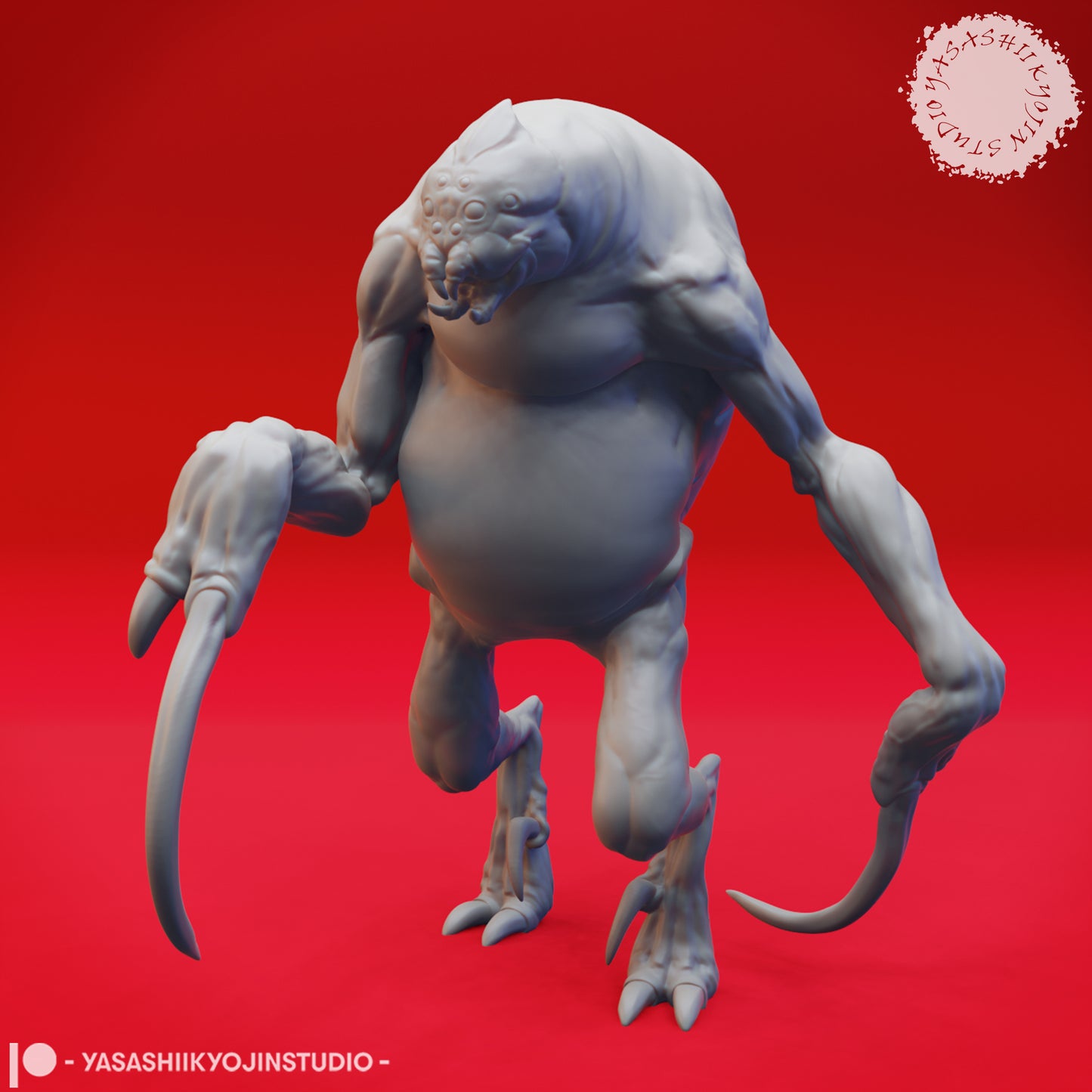 Ettercap - Hunter - 3D Printed Mini for Tabletop Gaming, Dungeons and Dragons, Pathfinder, Kings of War and other RPG's